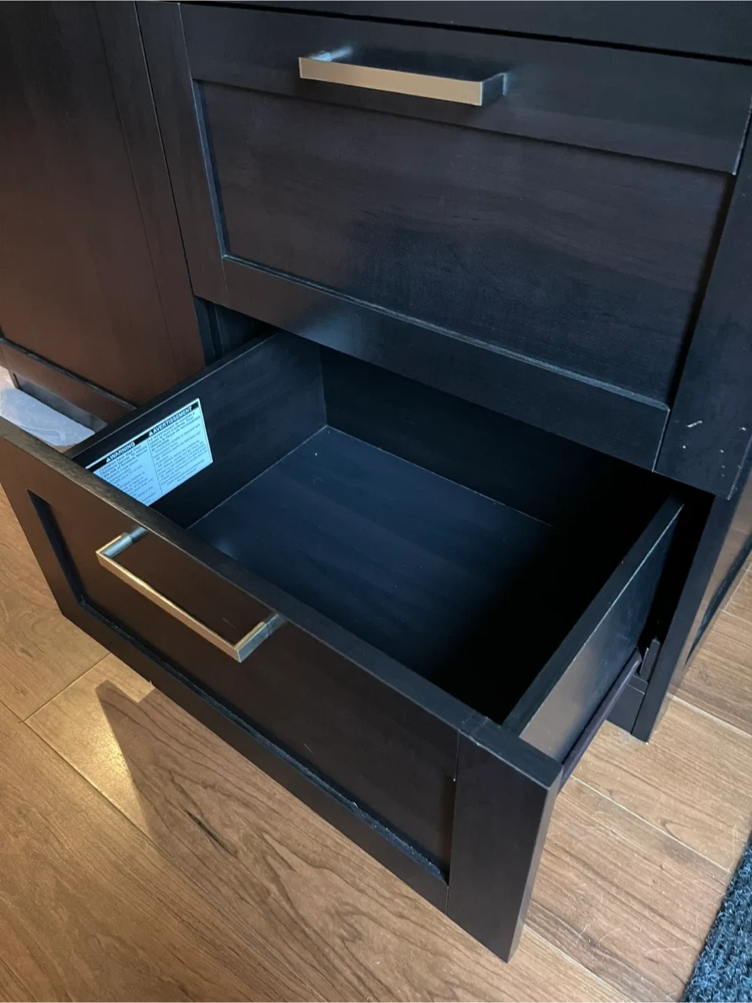 Dark Brown Wardrobe with Drawers image indicator(7)