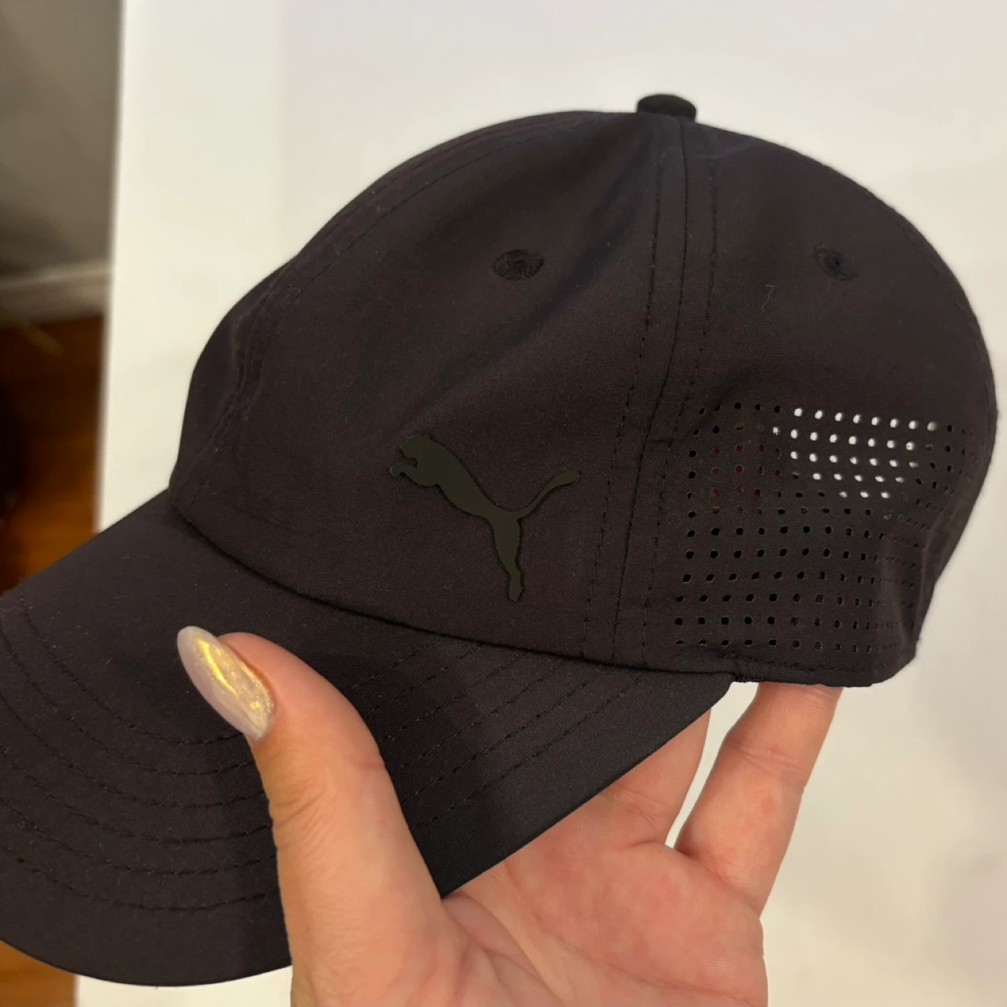 PUMA Black Performance Baseball Cap Strapback Monochrome - photo 3