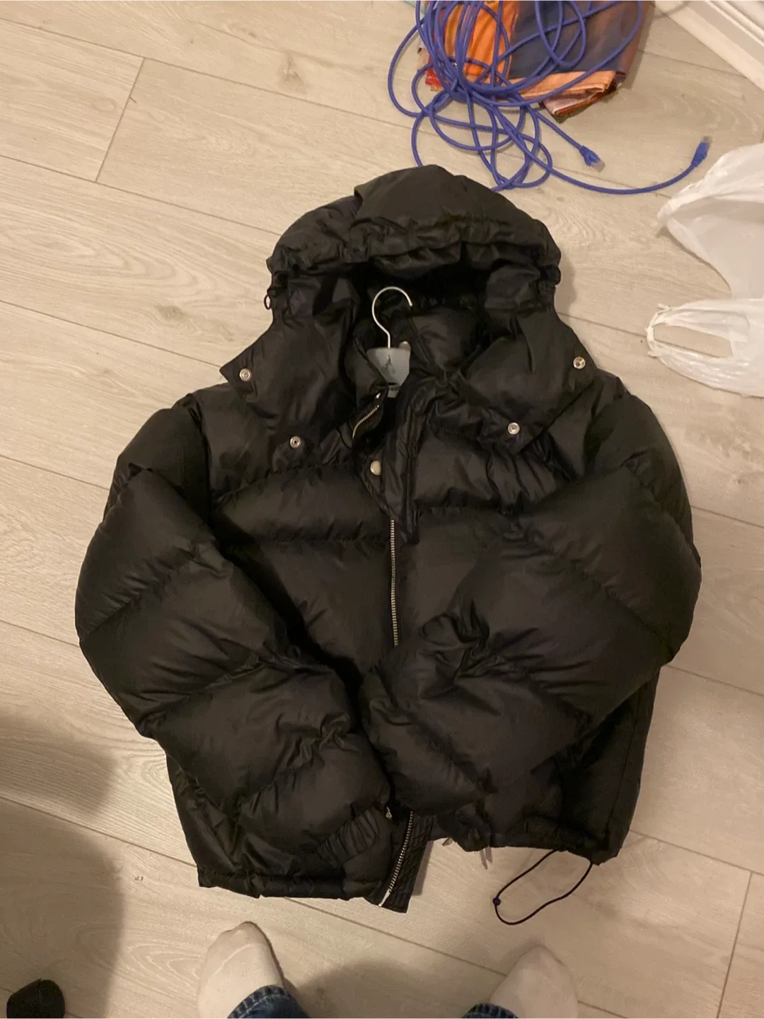 Forgiveness Black Puffer Jacket Medium image indicator(2)