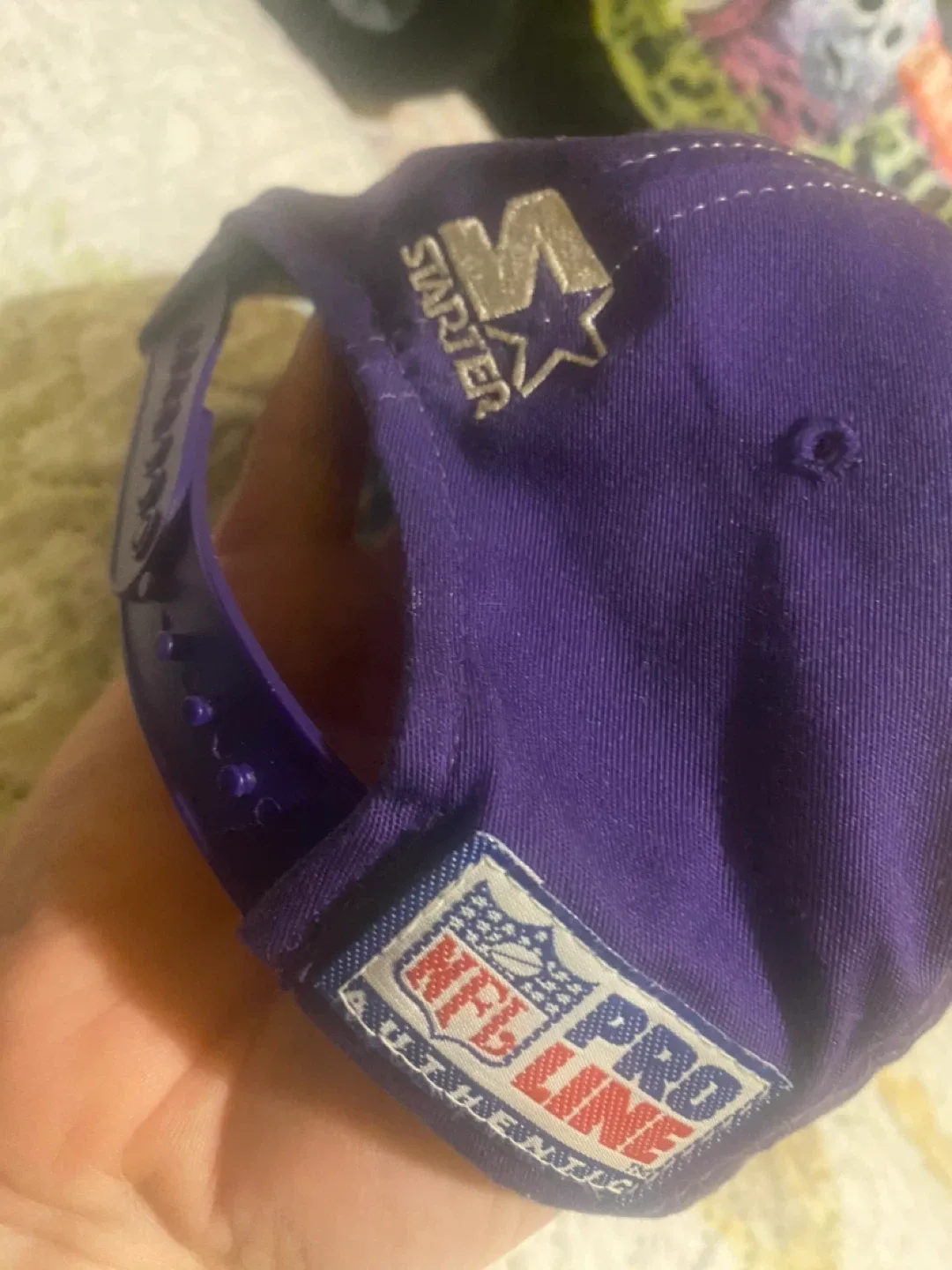 Vintage Starter NFL Pro Line Collision  Minnesota Vikings Hat image indicator(3)