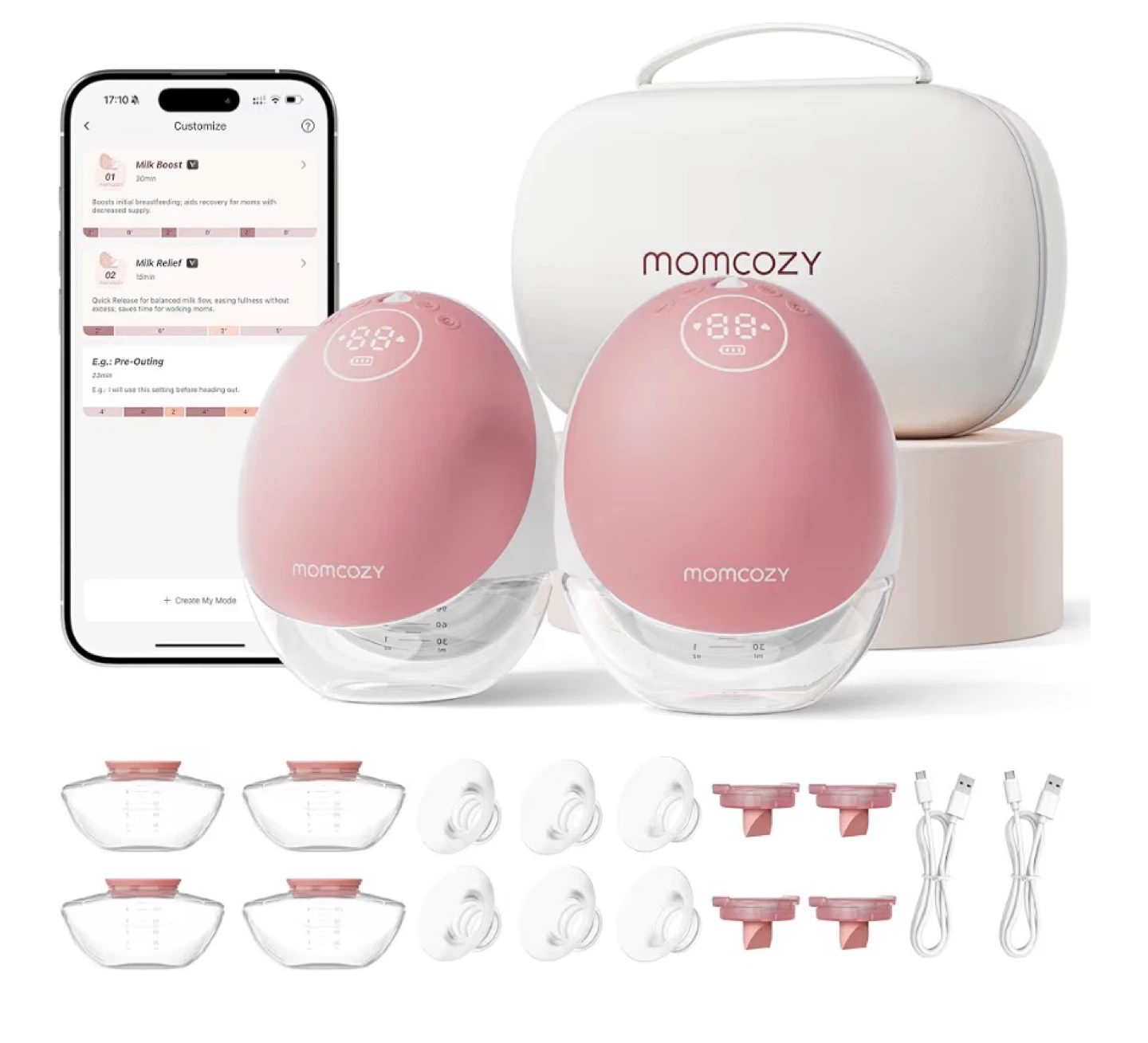 Momcozy Mobile Flow Breast Pump - Like New!
