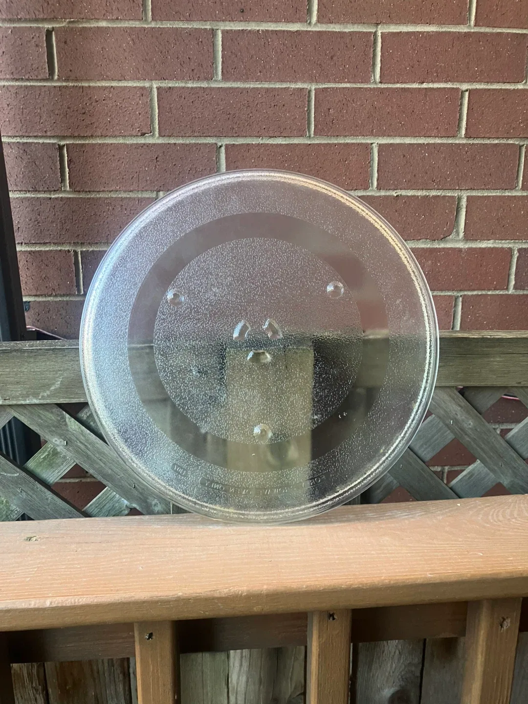 14-1/8” Glass Microwave Turntable Plate - Excellent Condition image indicator(8)