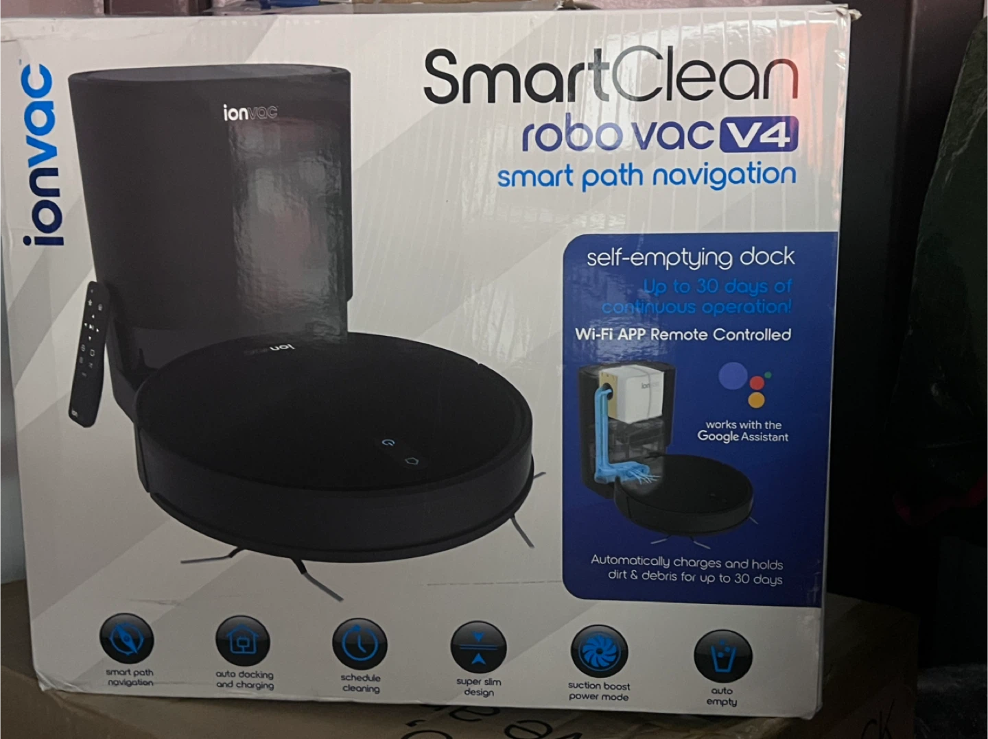 ionvac SmartClean robovac V4 - Smart Path Navigation