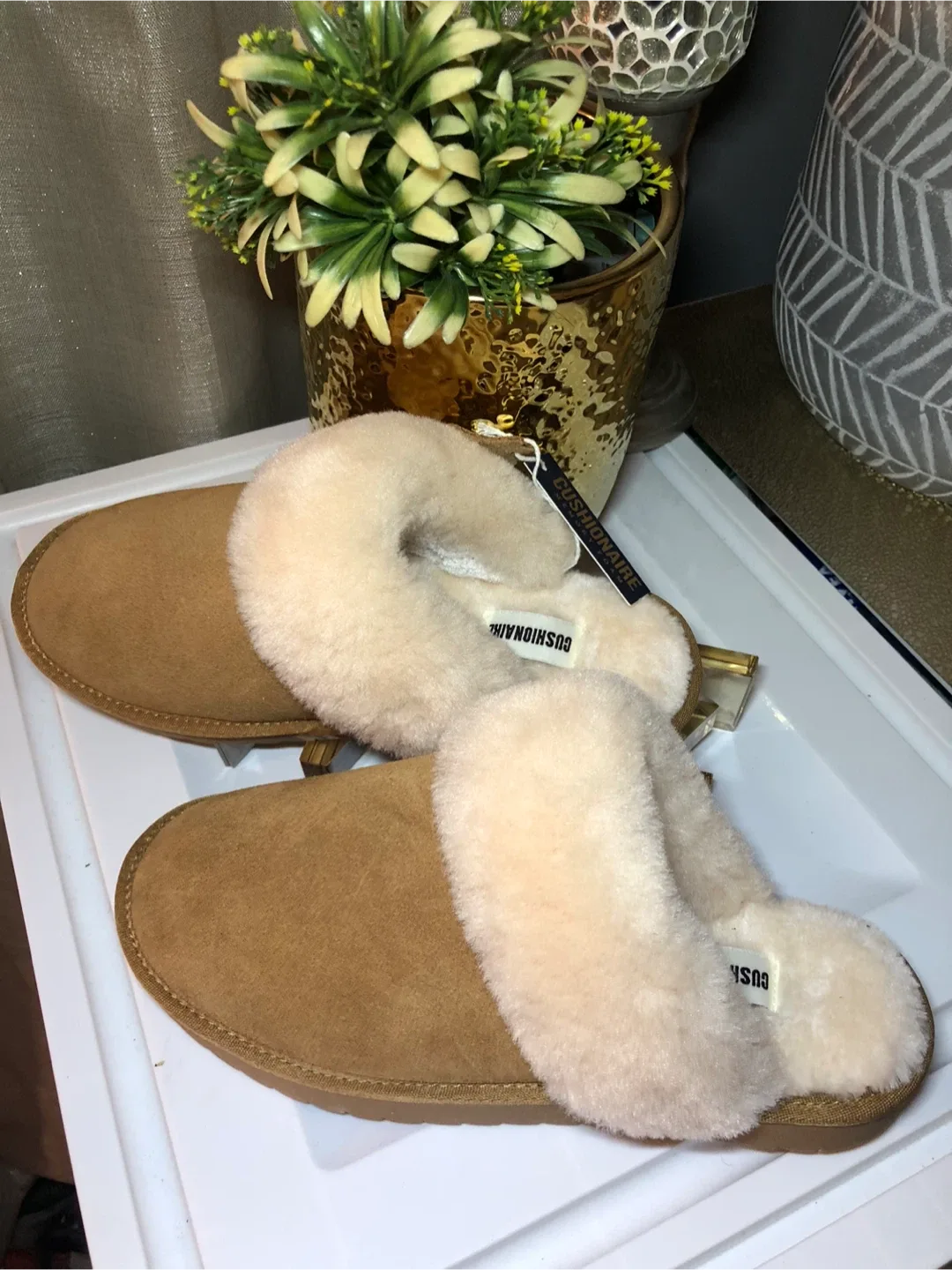 Cushionaire Memory Foam Slippers thumbnail