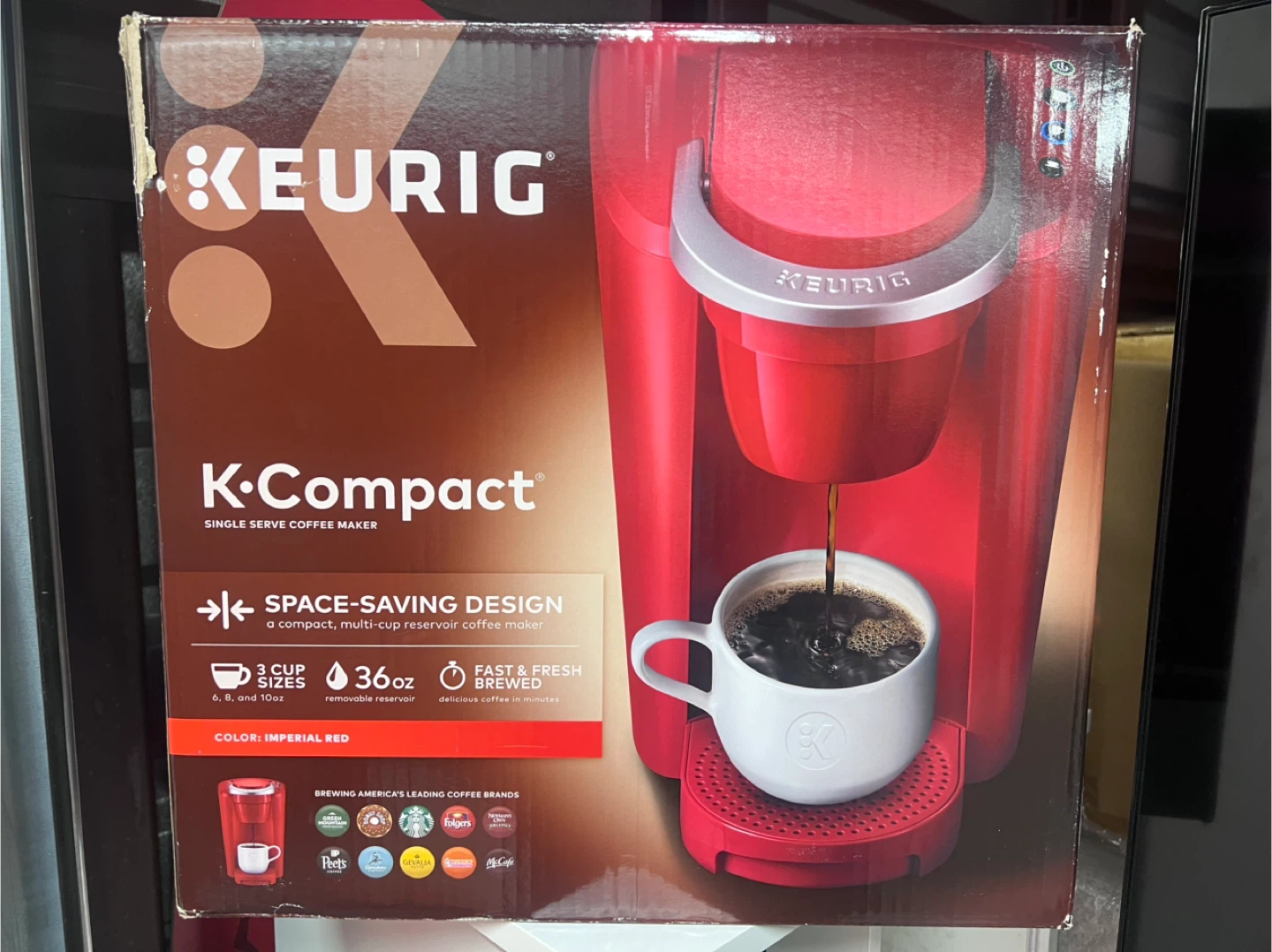 Keurig K-Compact Single Serve Coffee Maker - Imperial Red