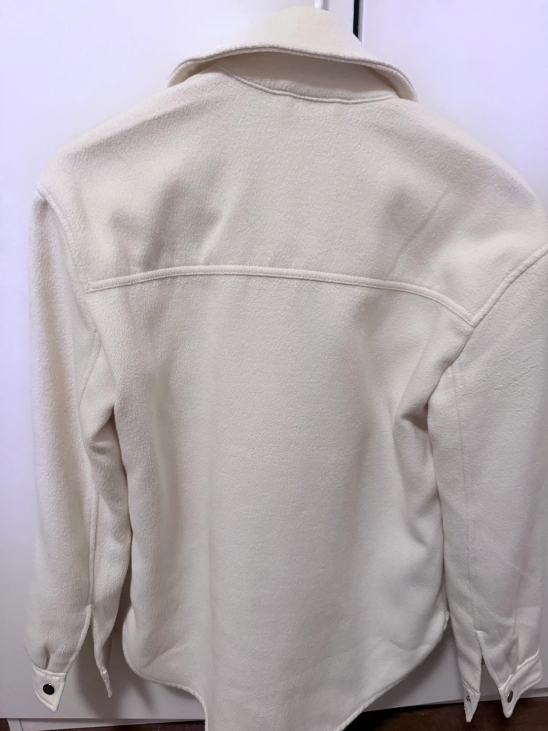 Abercrombie & Fitch Cream Shacket - Size S - photo 2