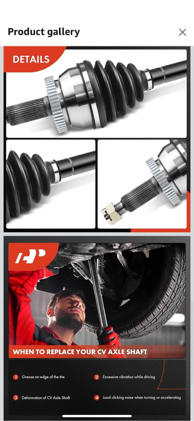 A-Premium CV Axle Shaft Assembly — Compatible with Hyundai Santa - photo 5