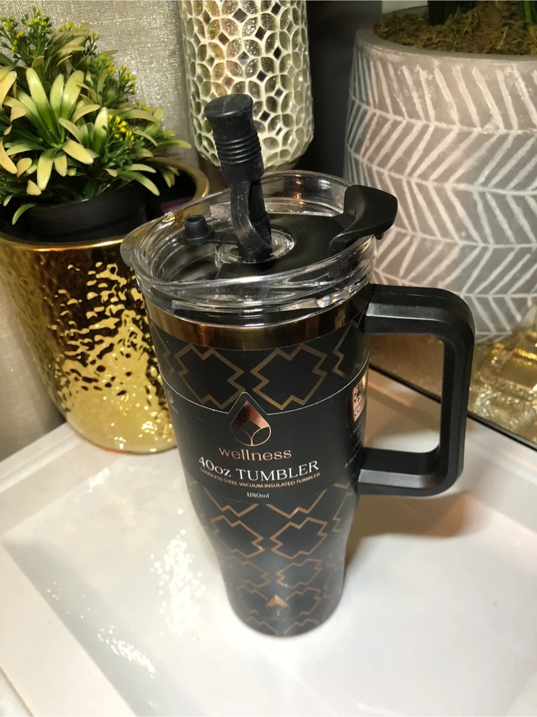 Wellness 40oz Tumbler with Handle image indicator(2)