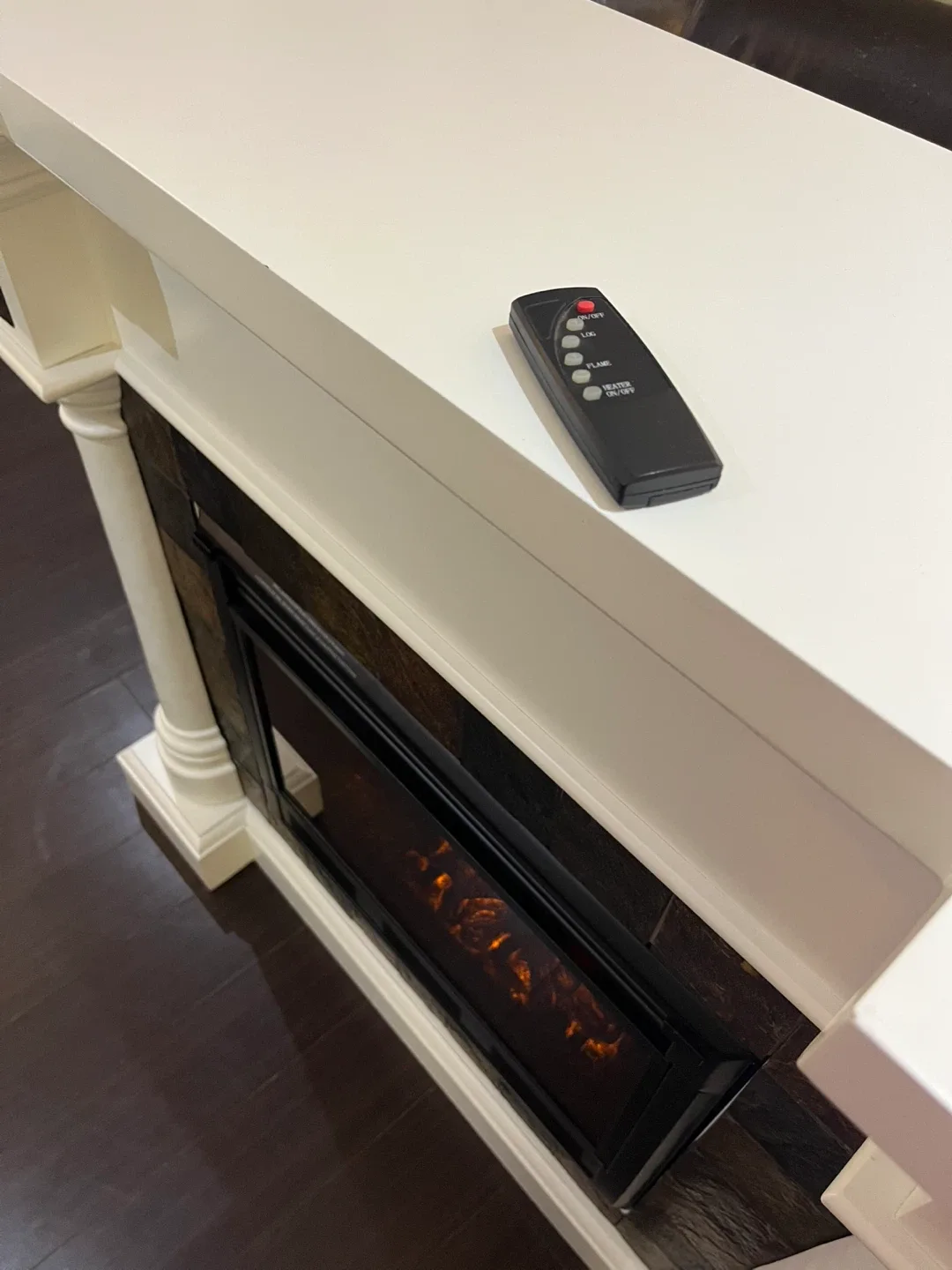 Electric Fireplace with Remote image indicator(4)