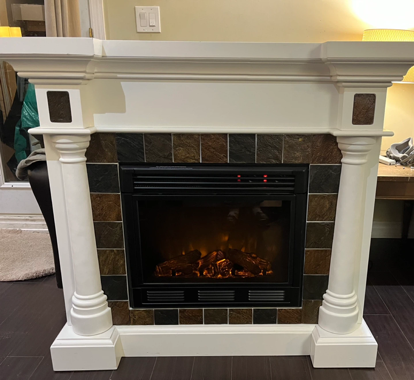 Electric Fireplace with Remote - photo 2