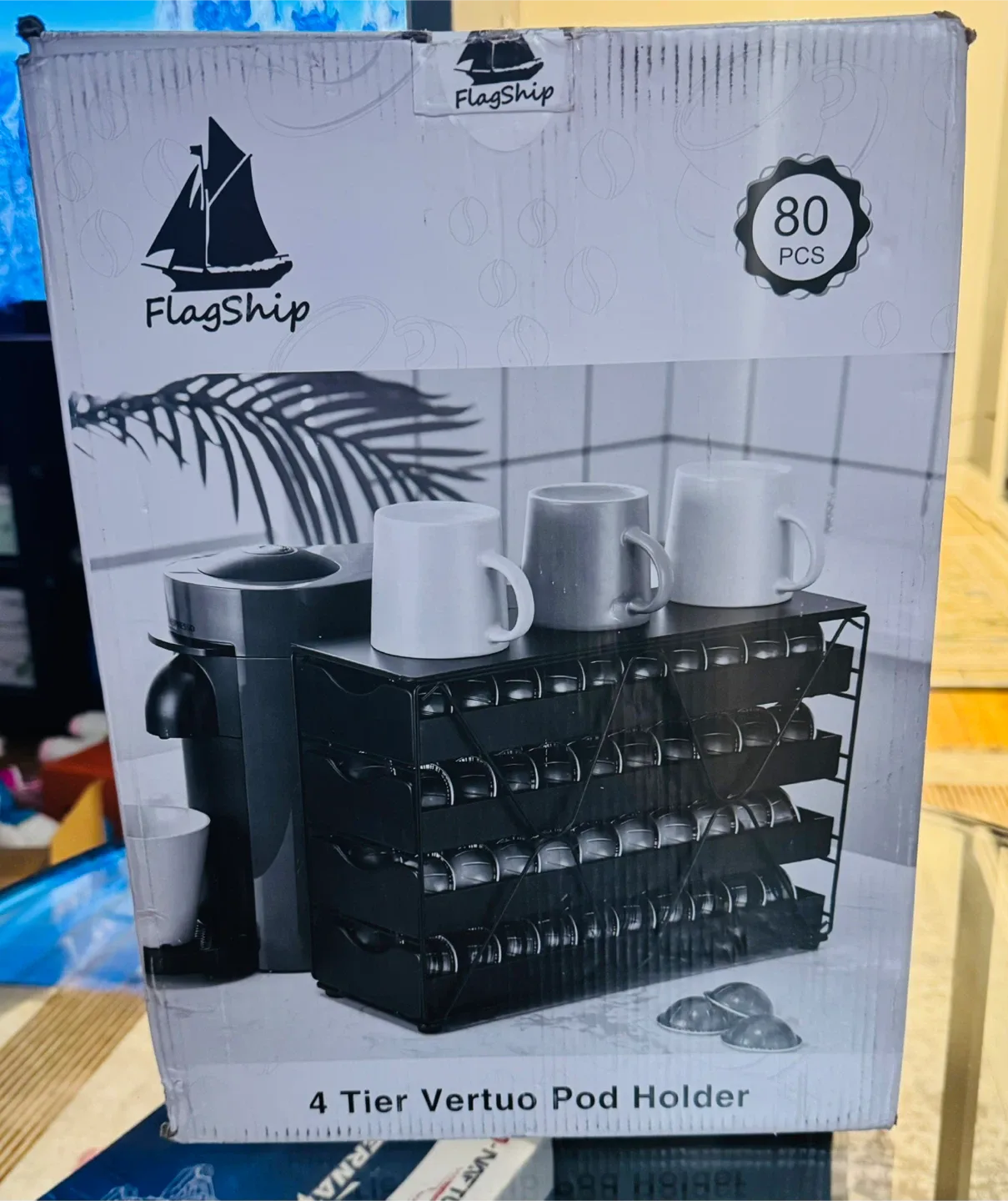 Flagship 4 Tier Vertuo Pod Holder - 80 Pods thumbnail