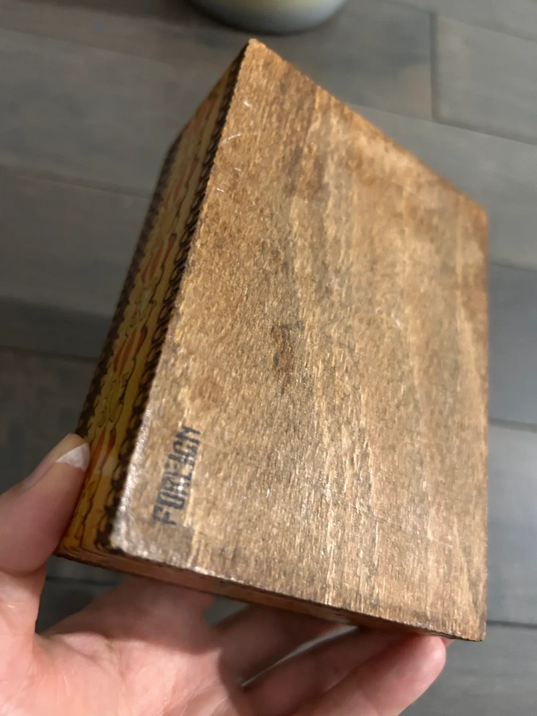 Vintage Handcrafted Wooden Box image indicator(3)