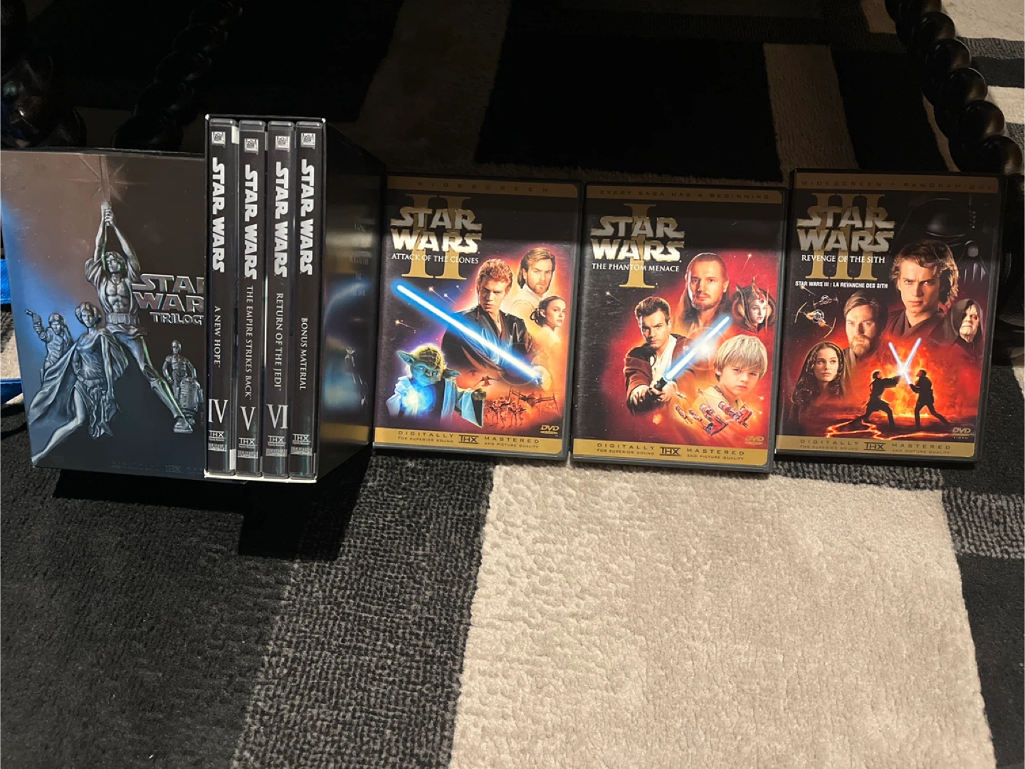 $50–Star Wars DVD Collection—7 dvds