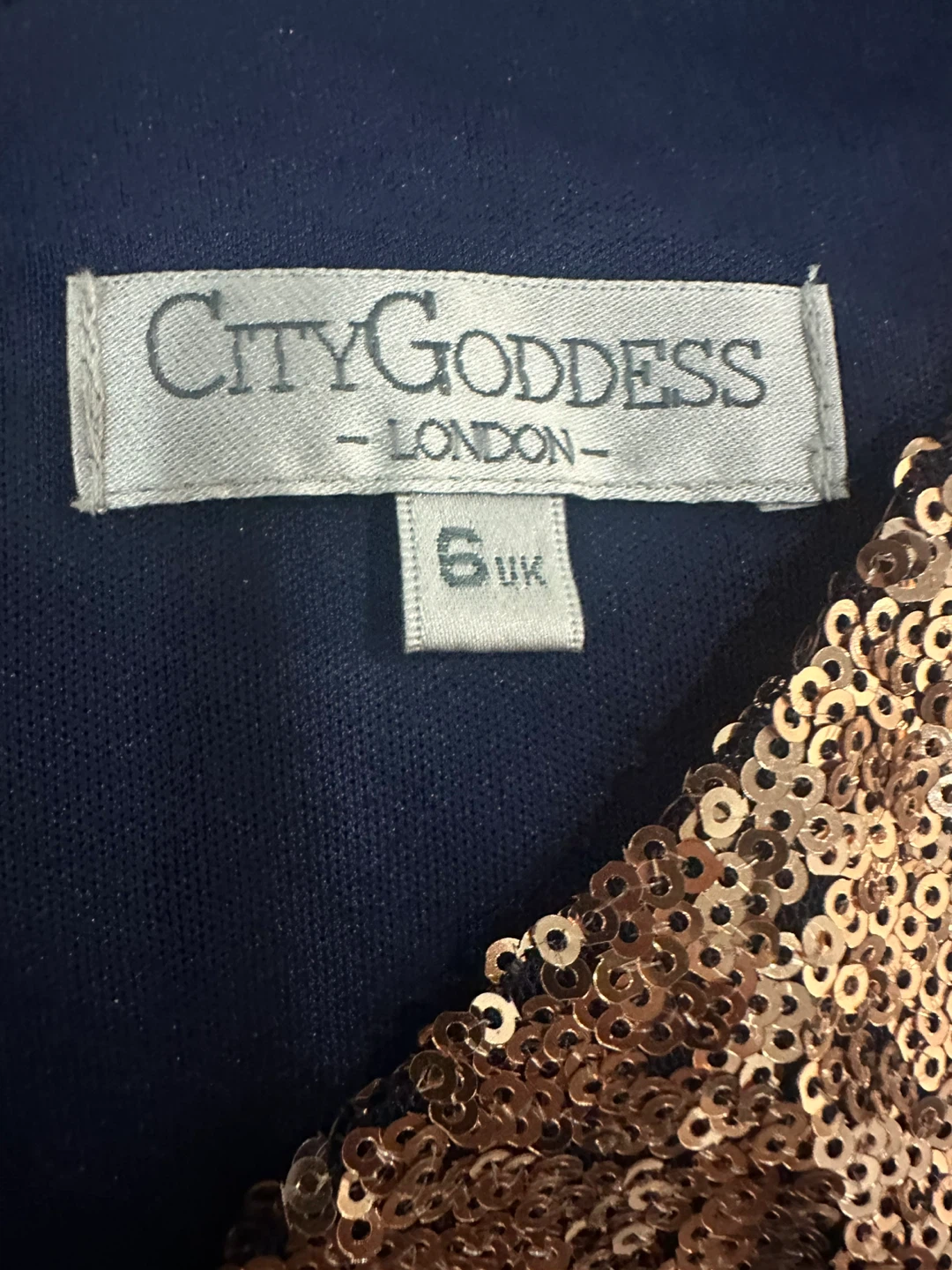 City Goddess London Sequin Dress - Size 6 - photo 4