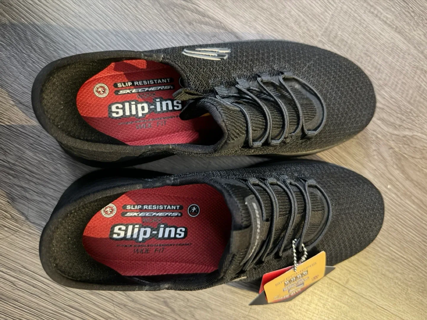 New Skechers Slip-ins Work Shoes, US 6 Wide Fit