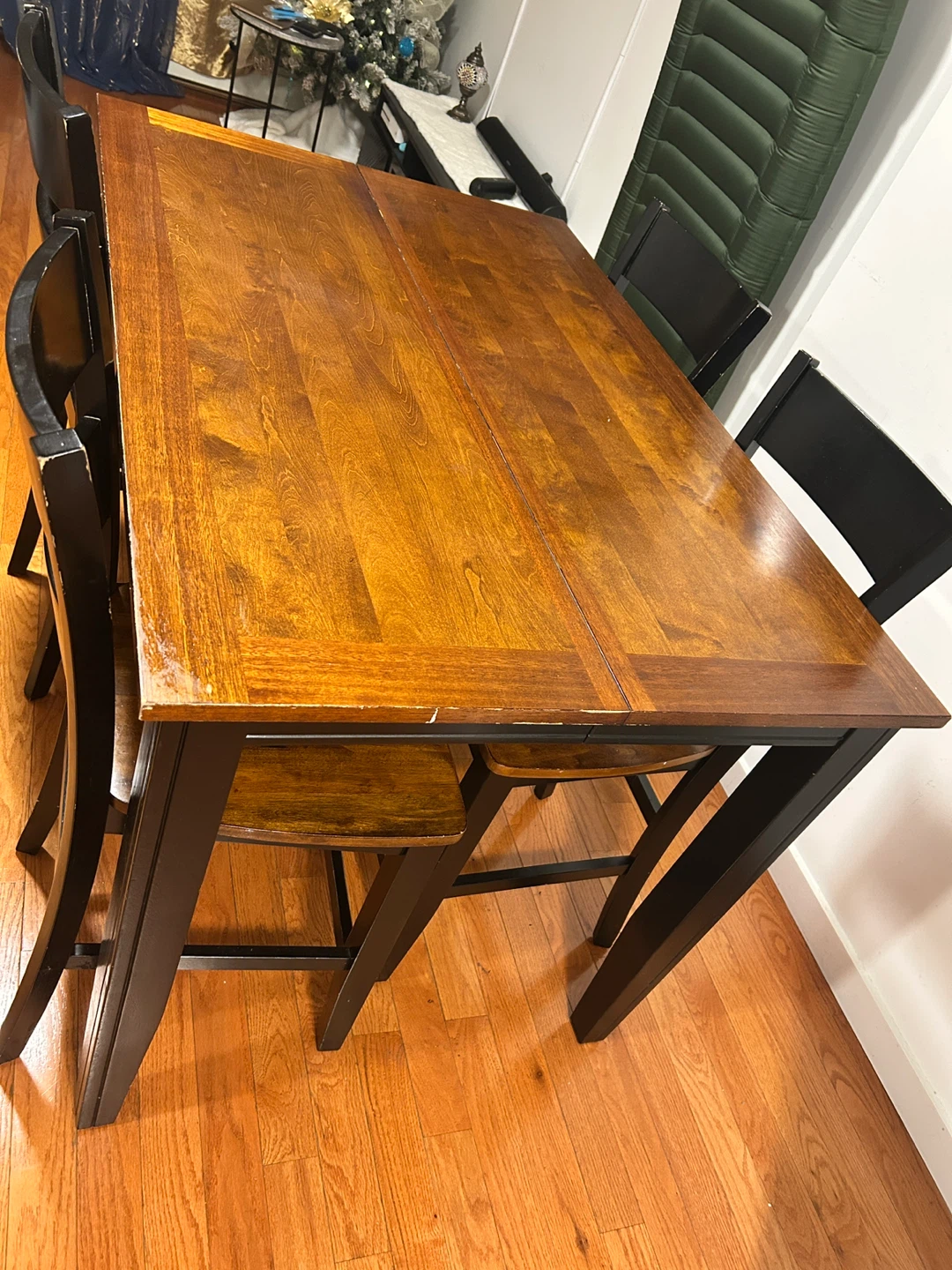 Dining Table Set with 4 Chairs - Wood - photo 4