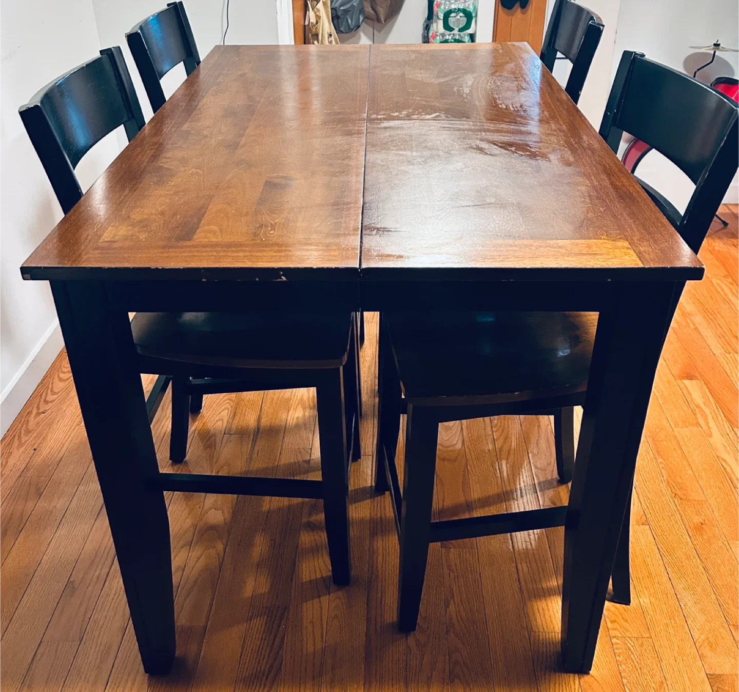 Dining Table Set with 4 Chairs - Wood image indicator(2)