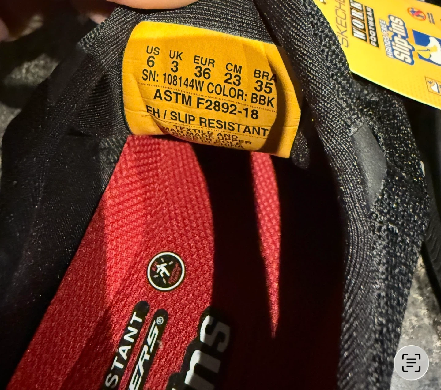 New Skechers Slip-ins Work Shoes, US 6 Wide Fit - photo 4