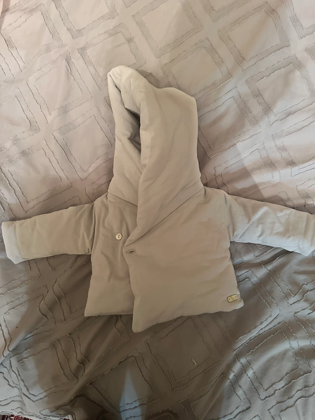 1 month old Laranjinha Baby Padded Jacket