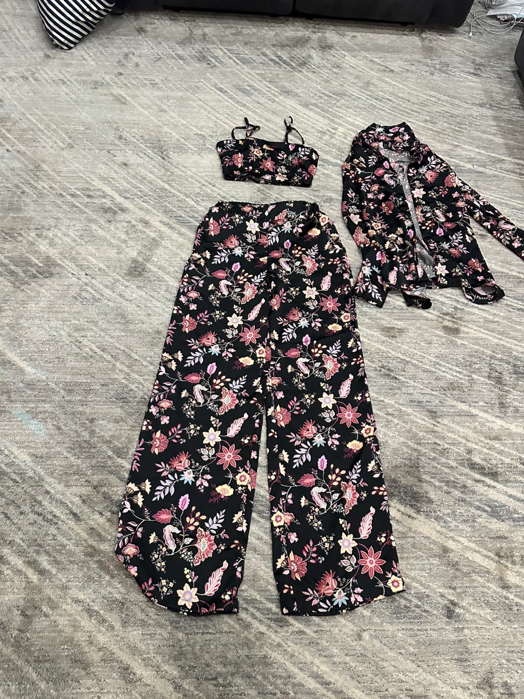 Forever 21 Floral 3-Piece Set - Size XS