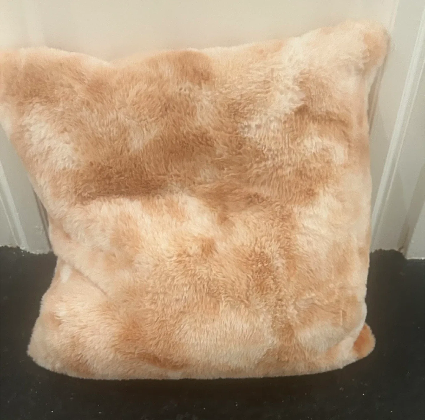 Faux Fur Throw Pillow - Peach image indicator(2)