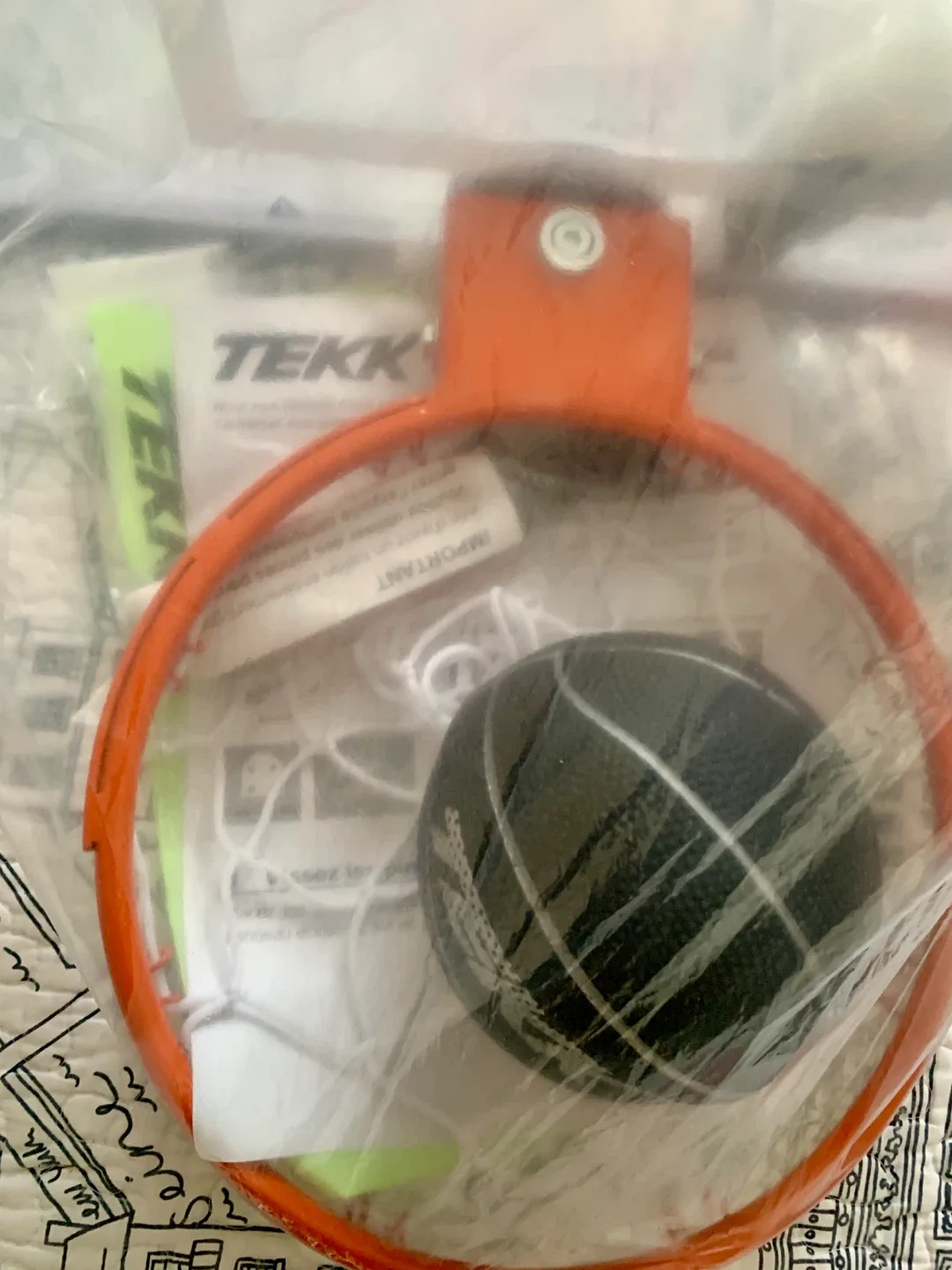New TEKK Mini Basketball Hoop Set image indicator(4)
