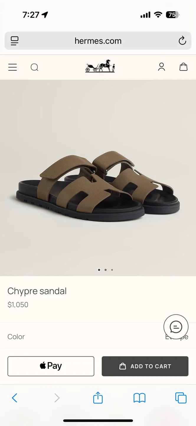 Hermes Chypre Sandals image indicator(8)