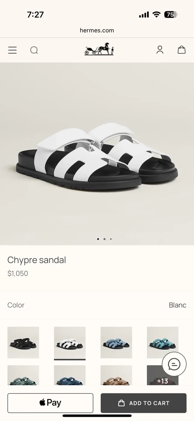 Hermes Chypre Sandals image indicator(9)