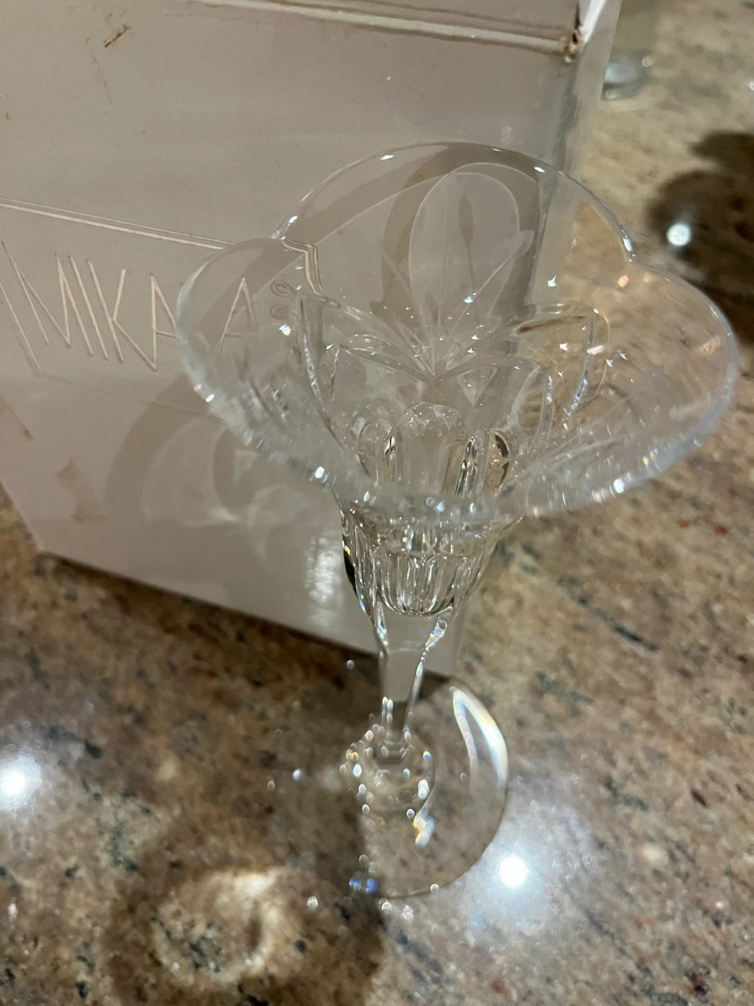 Mikasa Crystal Flower Candle Holders (Pair) - photo 5