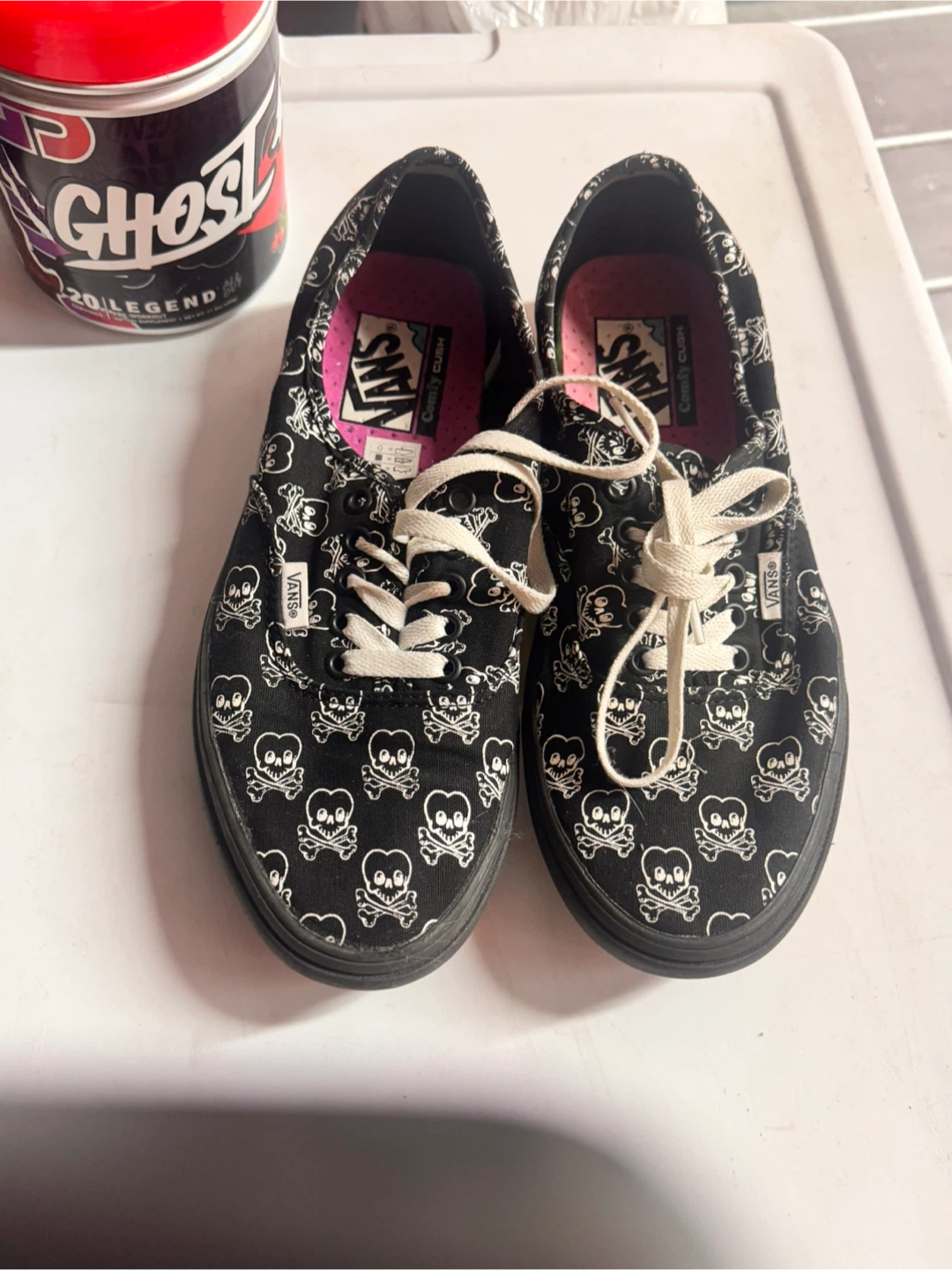 Vans ComfyCush Skull Shoes