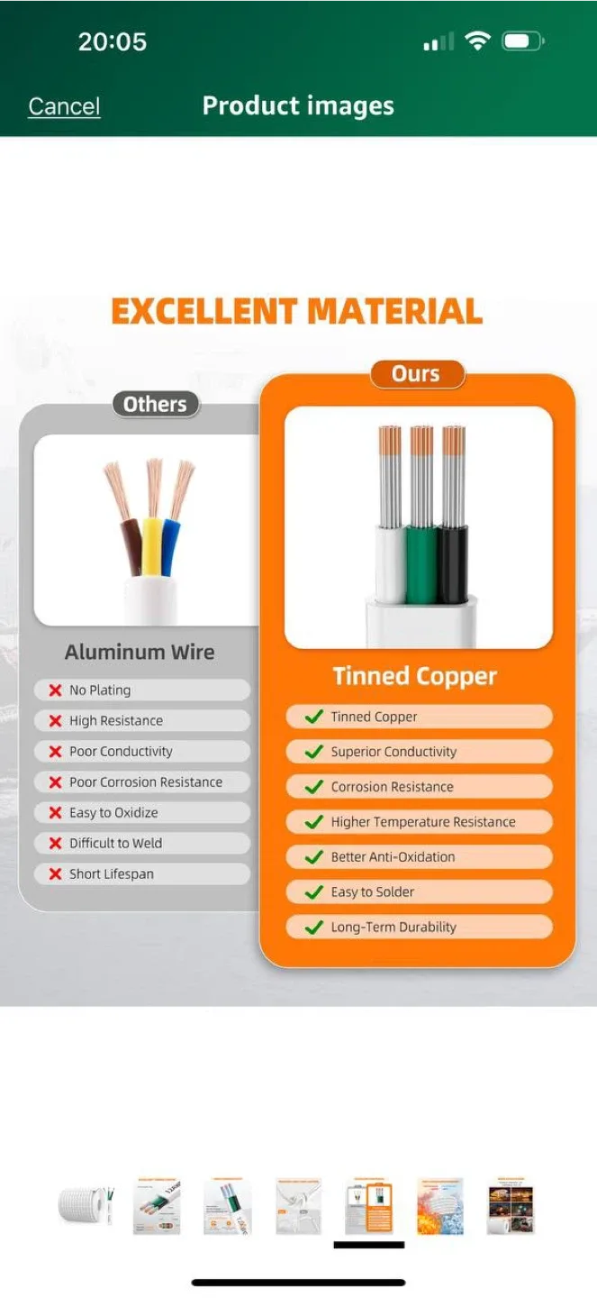 CONEPY 12 AWG 12/3 Triplex Marine Wire – 193.6ft (Approx. 59 доз image indicator(5)