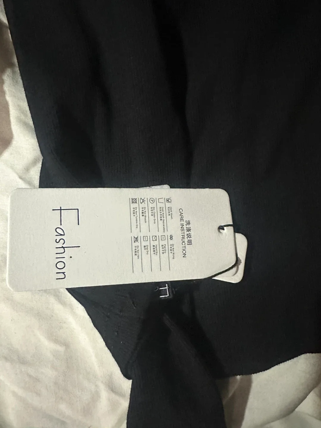 Fashion Black Long Sleeve Top image indicator(2)