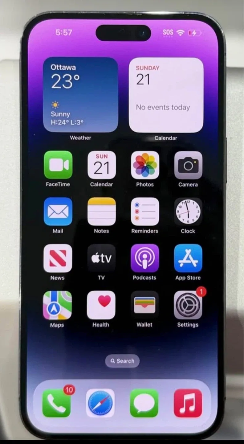 Apple iPhone 14 Pro Max - 128 GB Deep Purple image indicator(3)