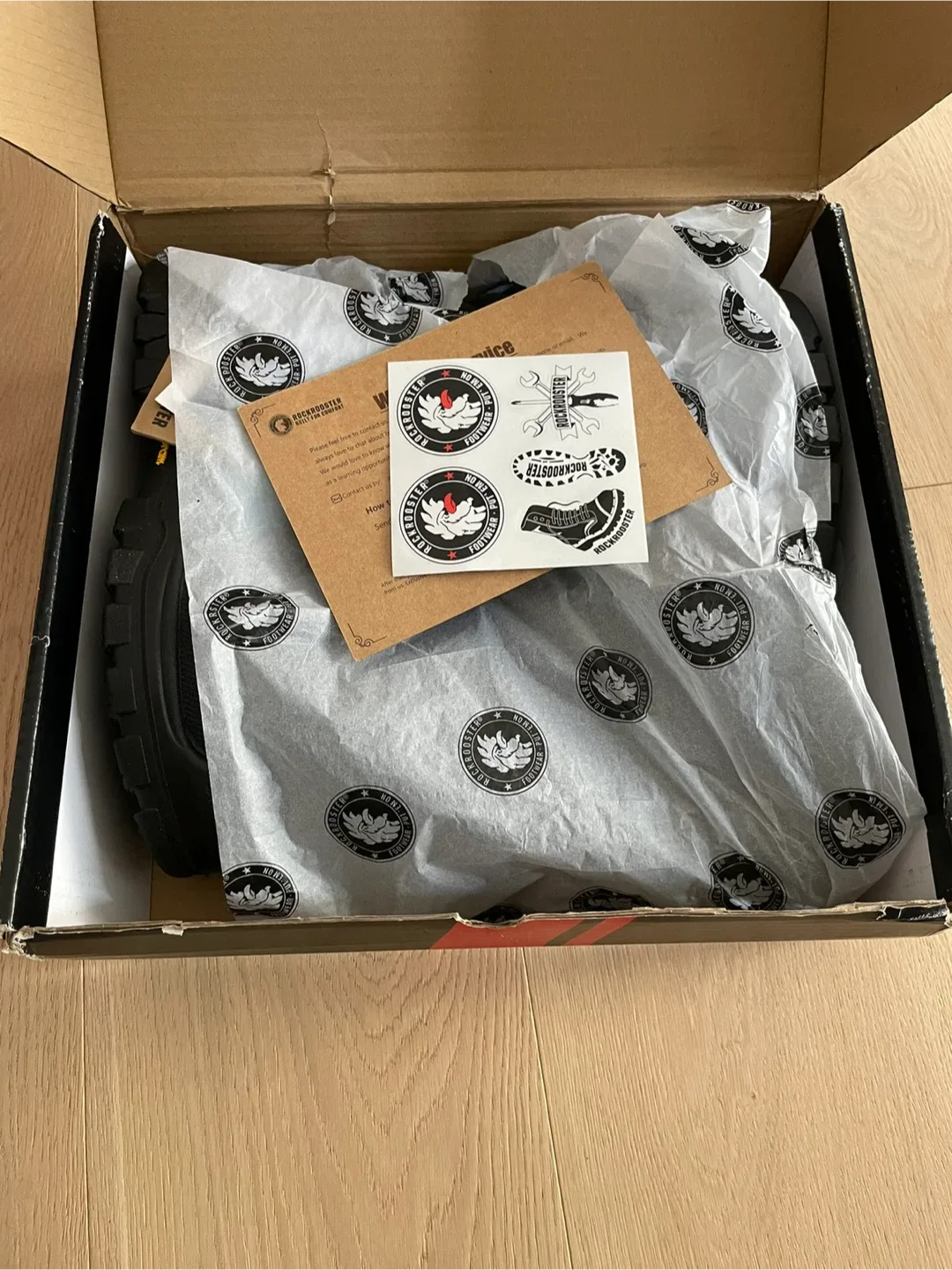 ROCKROOSTER Beaufort CSA Men's Work Boots, 8" Waterproof, Black image indicator(7)