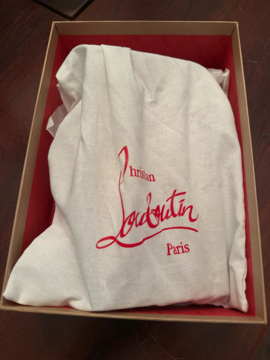 Christian Louboutin Nude Clutch with chain strap image indicator(2)