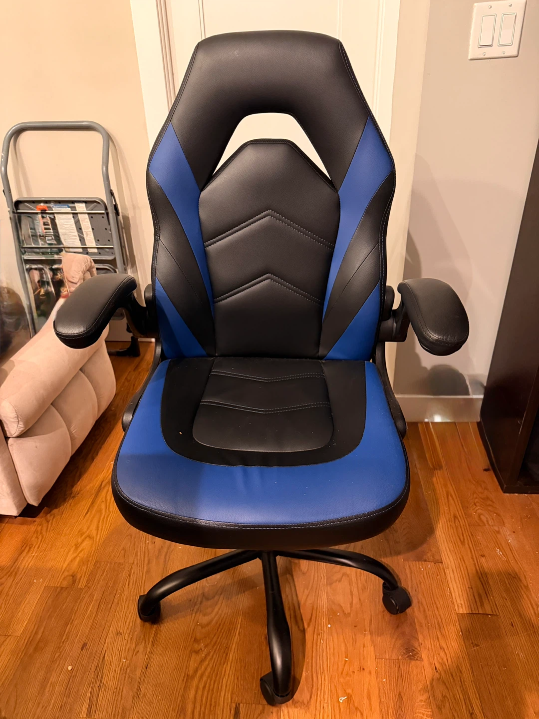 Black & Blue Gaming Chair