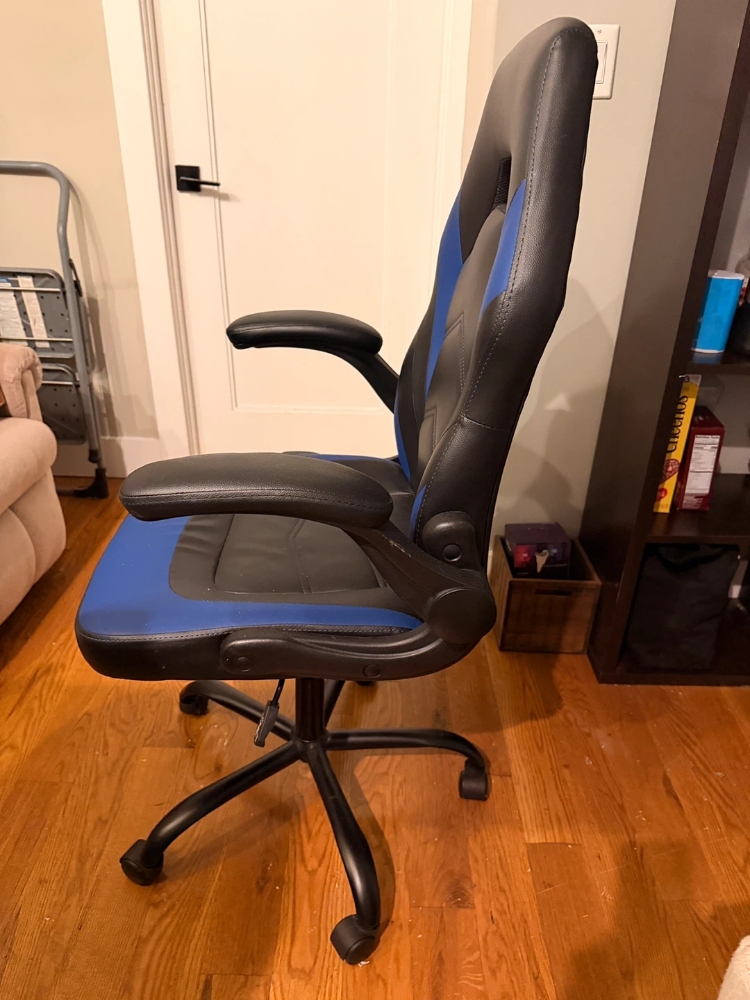 Black & Blue Gaming Chair - photo 3
