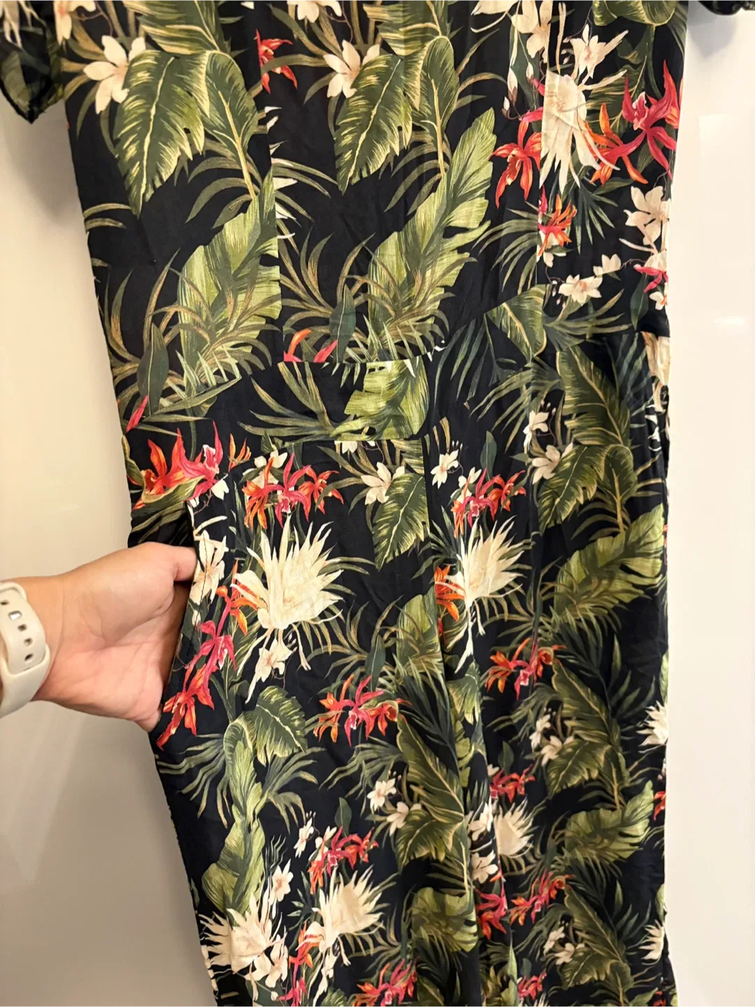 Floral Print Jumpsuit - Large image indicator(2)