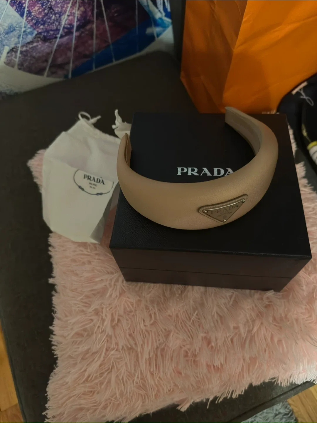 Prada Headband Beige image indicator(3)