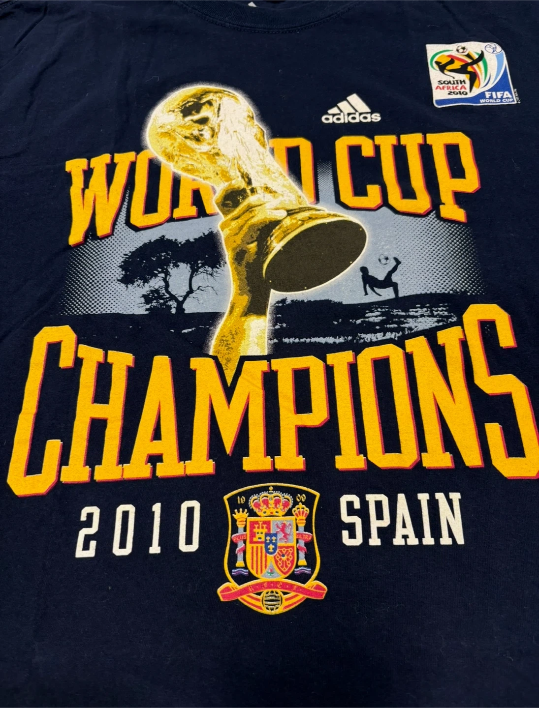 Adidas Spain World Cup 2010 T-Shirt XL - photo 3