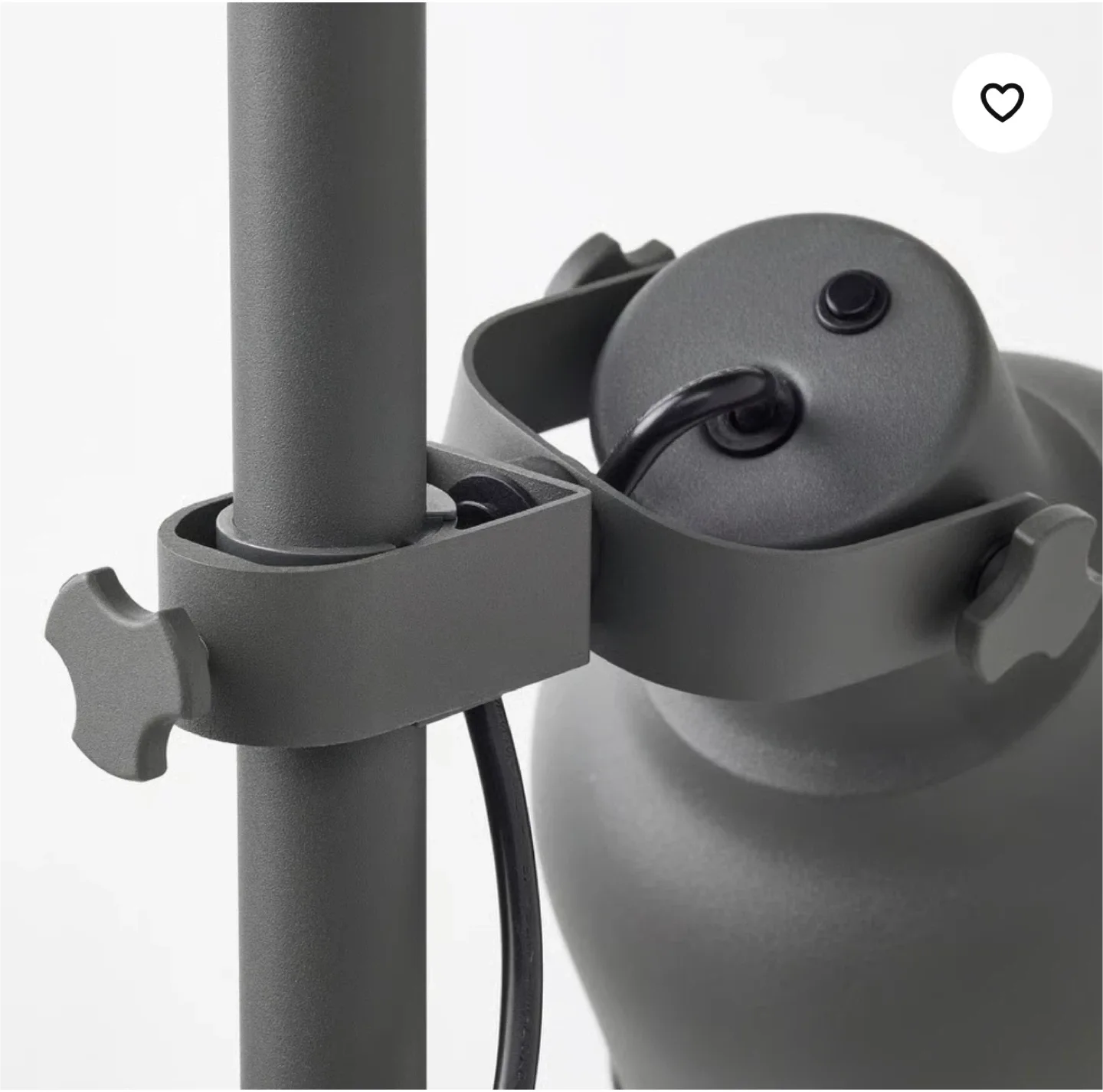 IKEA Hektar Floor Lamp with 3 Spotlights - Dark Grey image indicator(4)