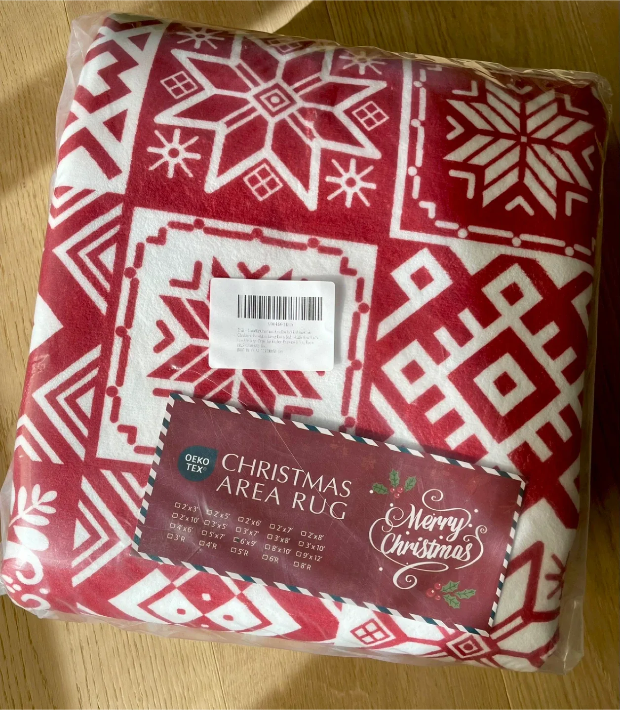 Christmas Decorative 6x9’ Area Rug Machine-Washable, New! image indicator(8)