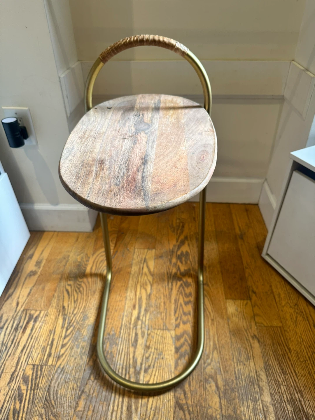 Side -Table Wood/Brass