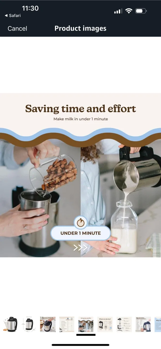 Almond Cow Plant-Based Milk Maker image indicator(3)