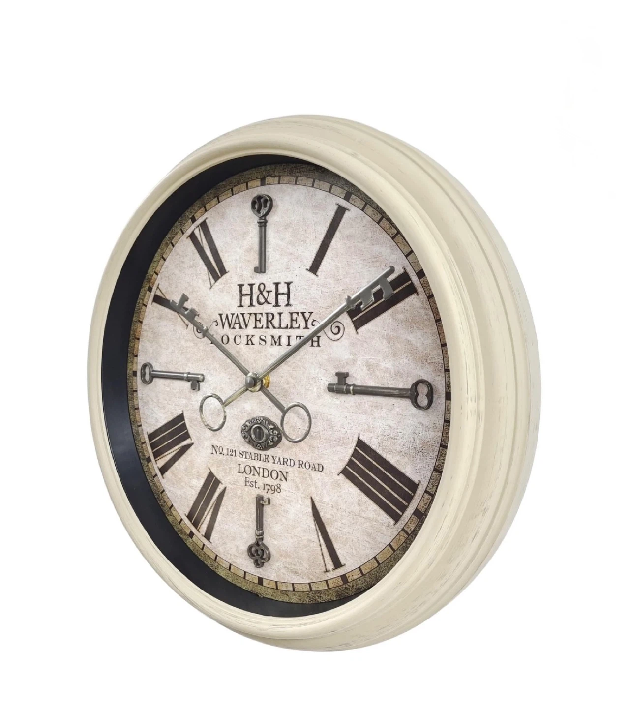 H&H Waverley Locksmith Wall Clock - Like New! - photo 2