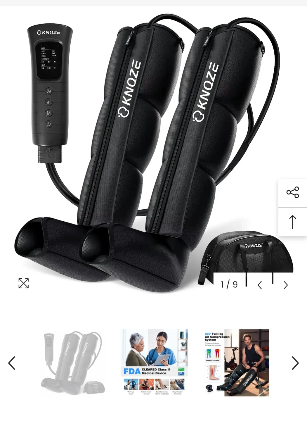 Knoze Air Compression Leg Massager image indicator(2)