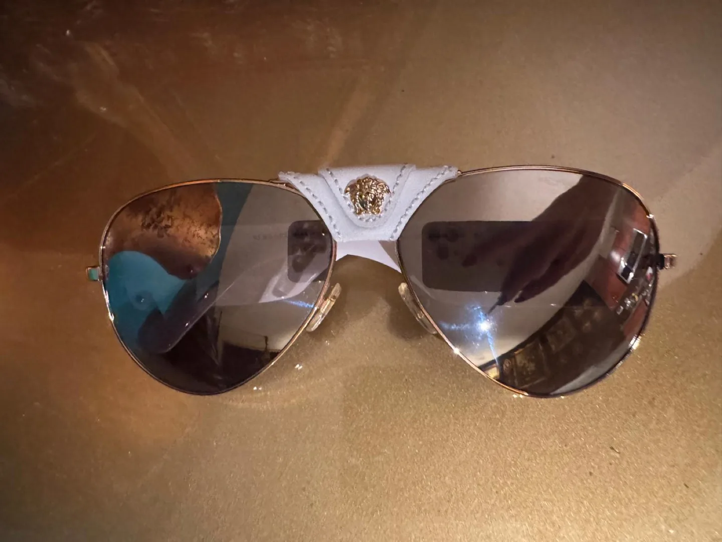 Versace Aviator Sunglasses