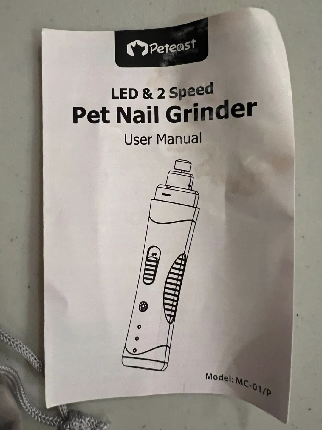 Peteast LED Pet Nail Grinder - Model MC-01/P thumbnail