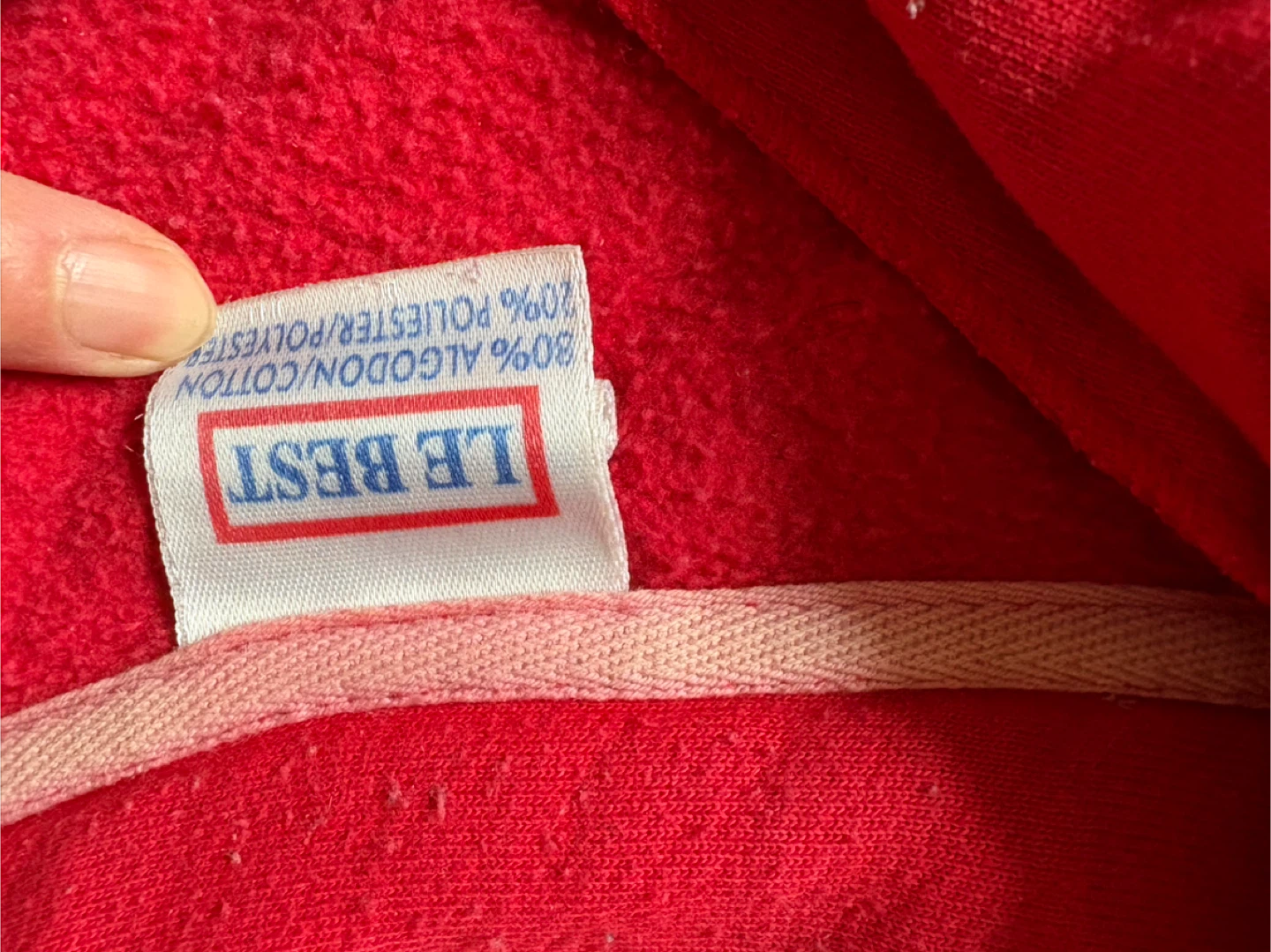 Le Best Red Pullover - Size L - photo 3