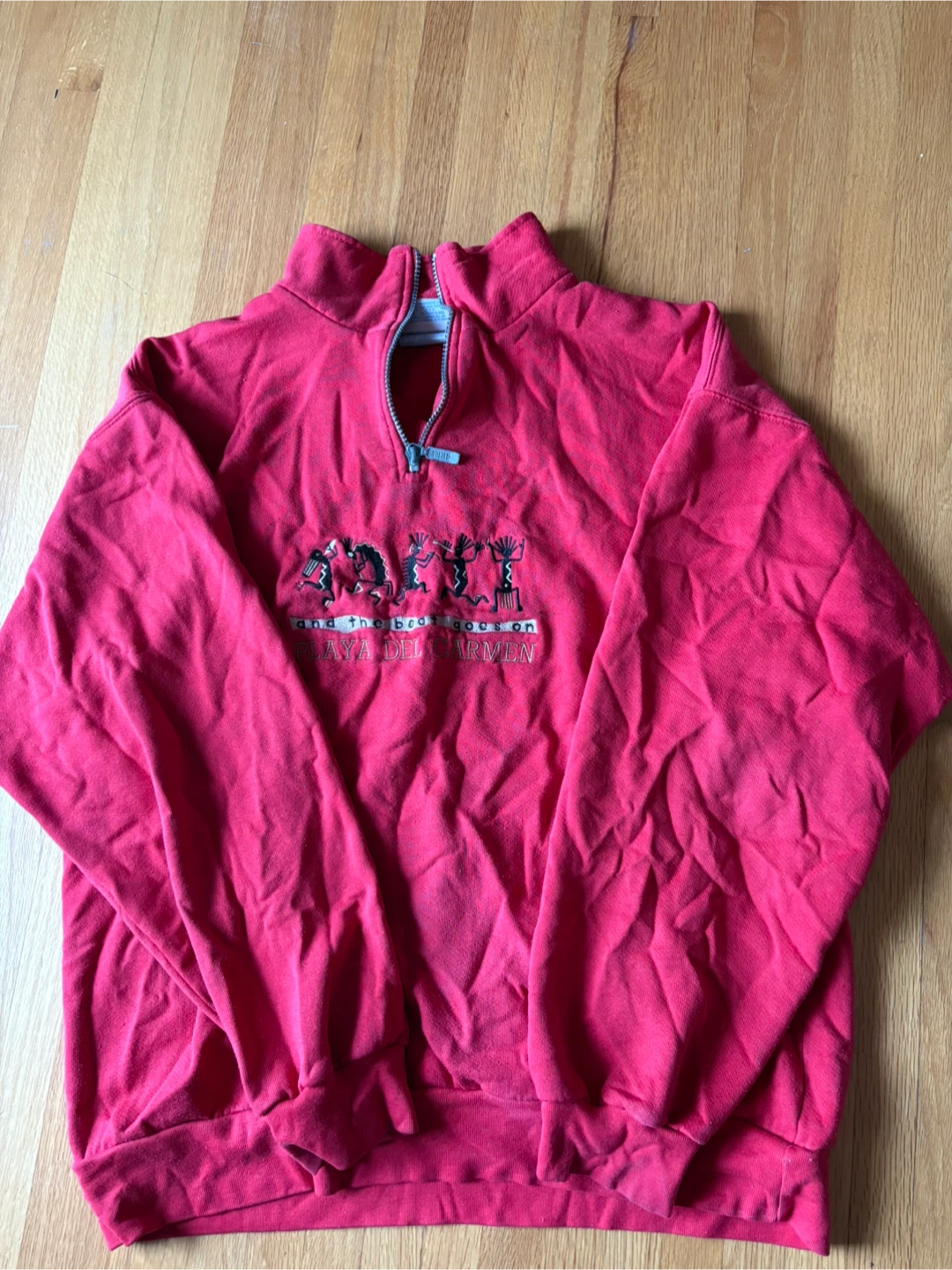 Le Best Red Pullover - Size L